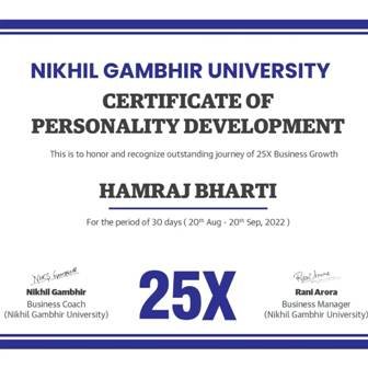Certificate 3